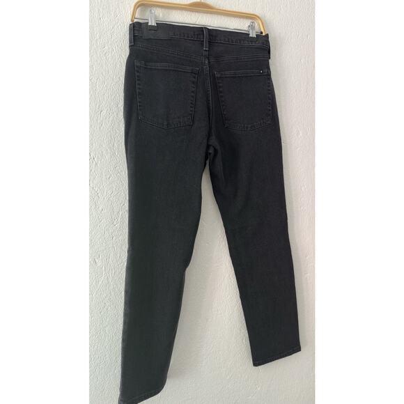 Everlane Jeans Womens 27 Black Crop StraightOrganic Cotton Original Cheeky Denim - Picture 9 of 11